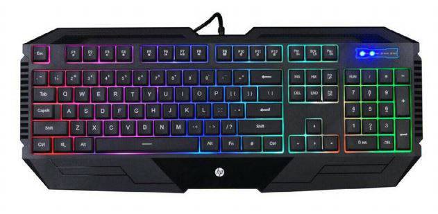 Teclado Gamer retroiluminado HP RGB K110