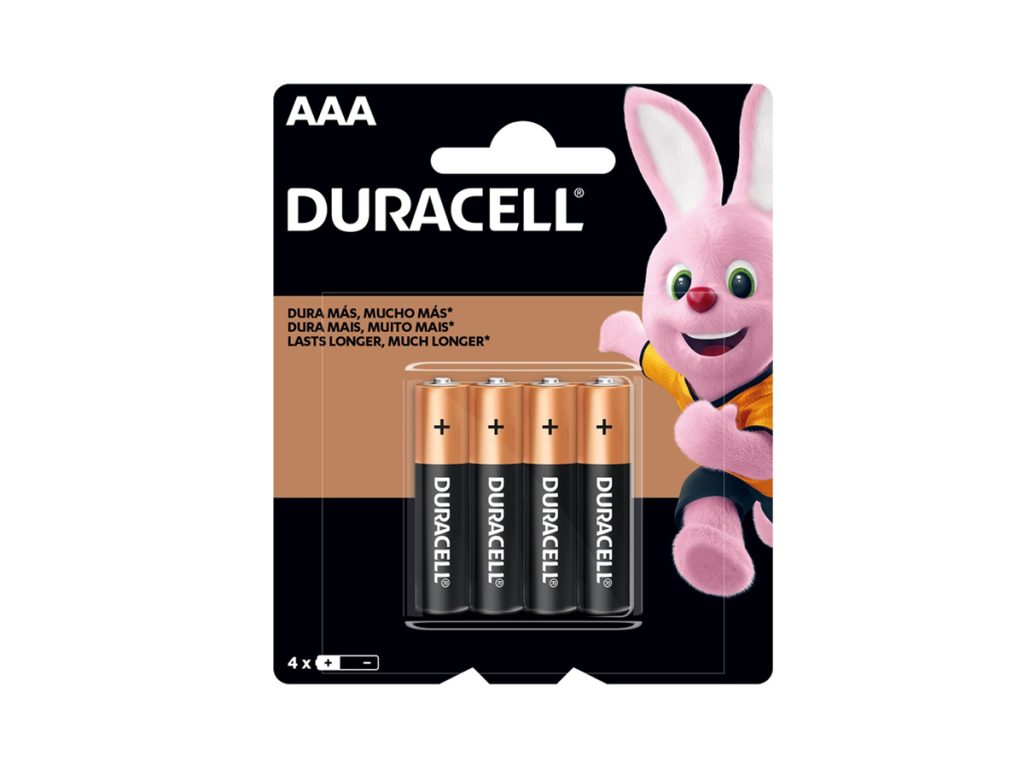 Pilas Alcalinas AAA 4 Duracell