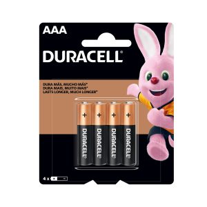 Pilas Alcalinas AAA 4 Duracell