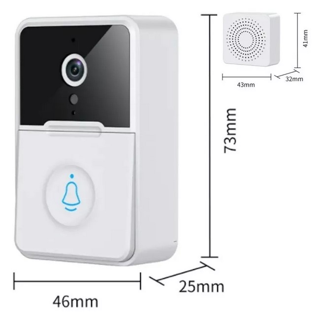 Timbre Inalámbrico Exterior Camara Wifi - Imagen 2